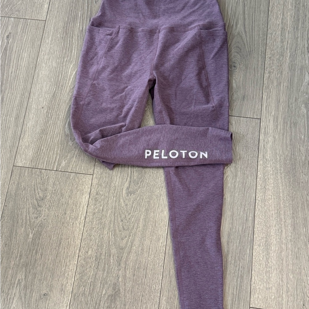 Beyond Yoga Purple Peloton Leggings